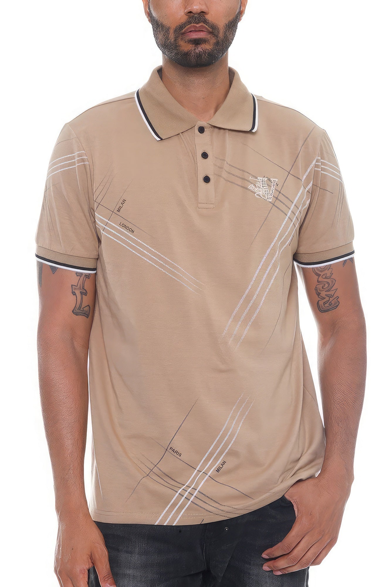 Version Couture Polo Button Down Shirt by Balec Group