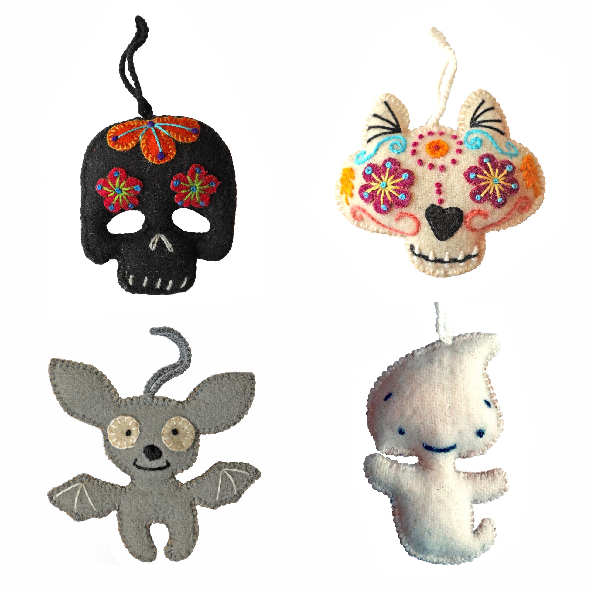 Halloween Ornaments- set of 4 by Melange Collection
