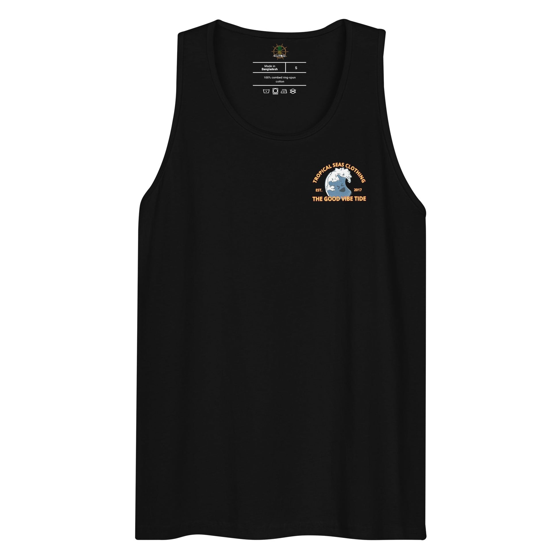 Men’s Premium Kookie Wave Tank Top - Sustainable Tank Top from Tropical Seas Clothing