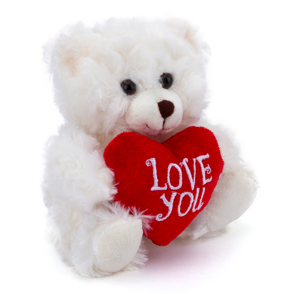 Valentine Cream Bear 6" by Plushland