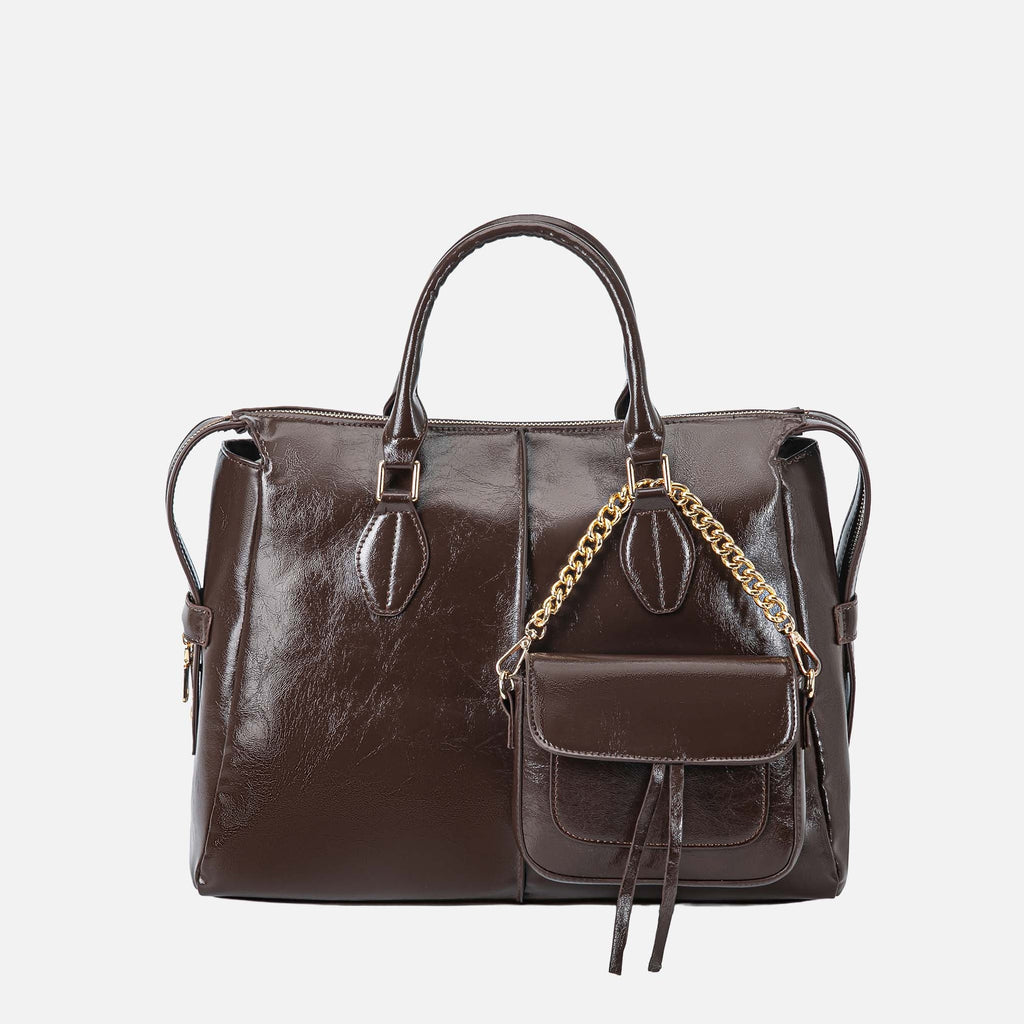 Yareli Tote Bag  with Mini Bag- 2-piece set by MKF Collection by Mia K.