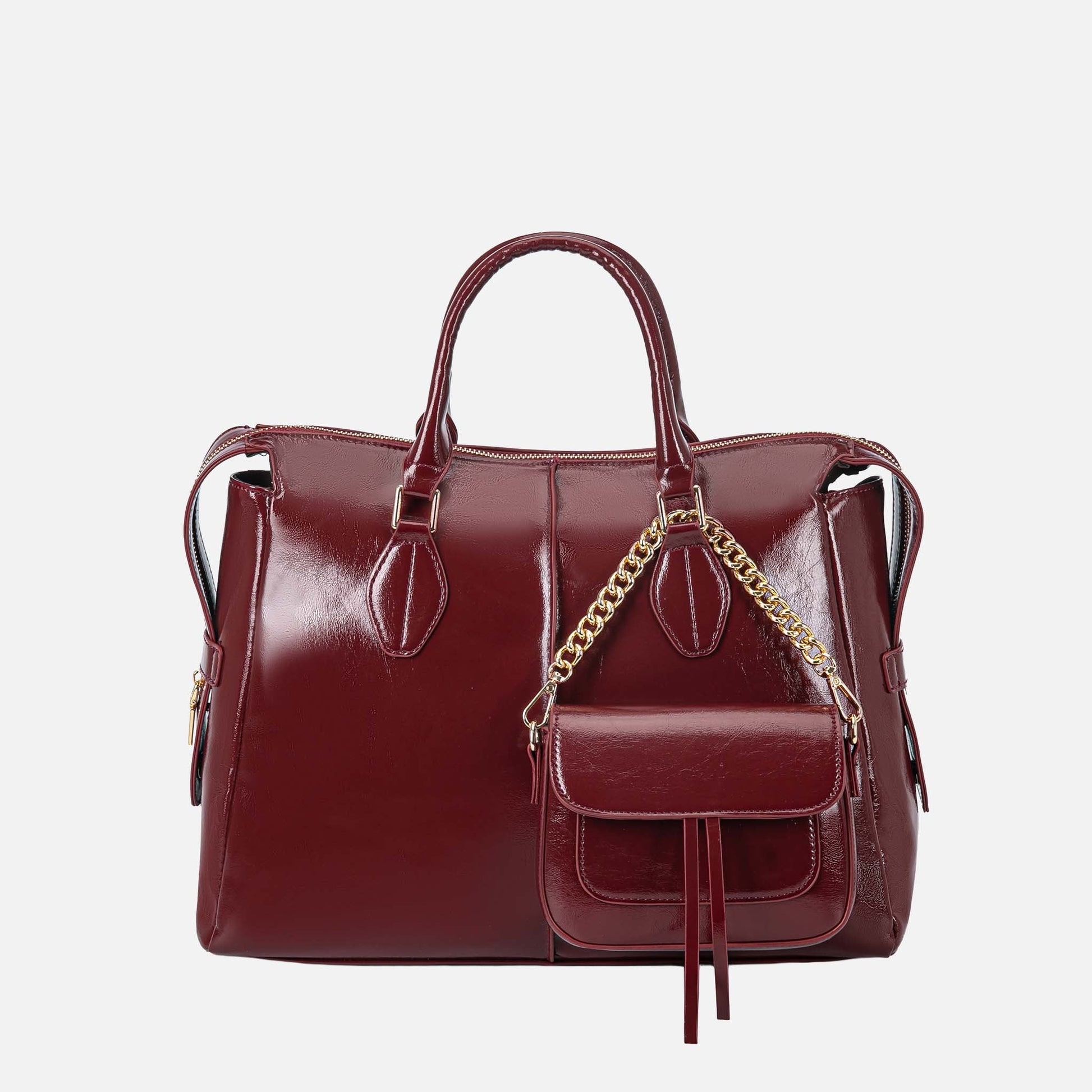 Yareli Tote Bag  with Mini Bag- 2-piece set by MKF Collection by Mia K.