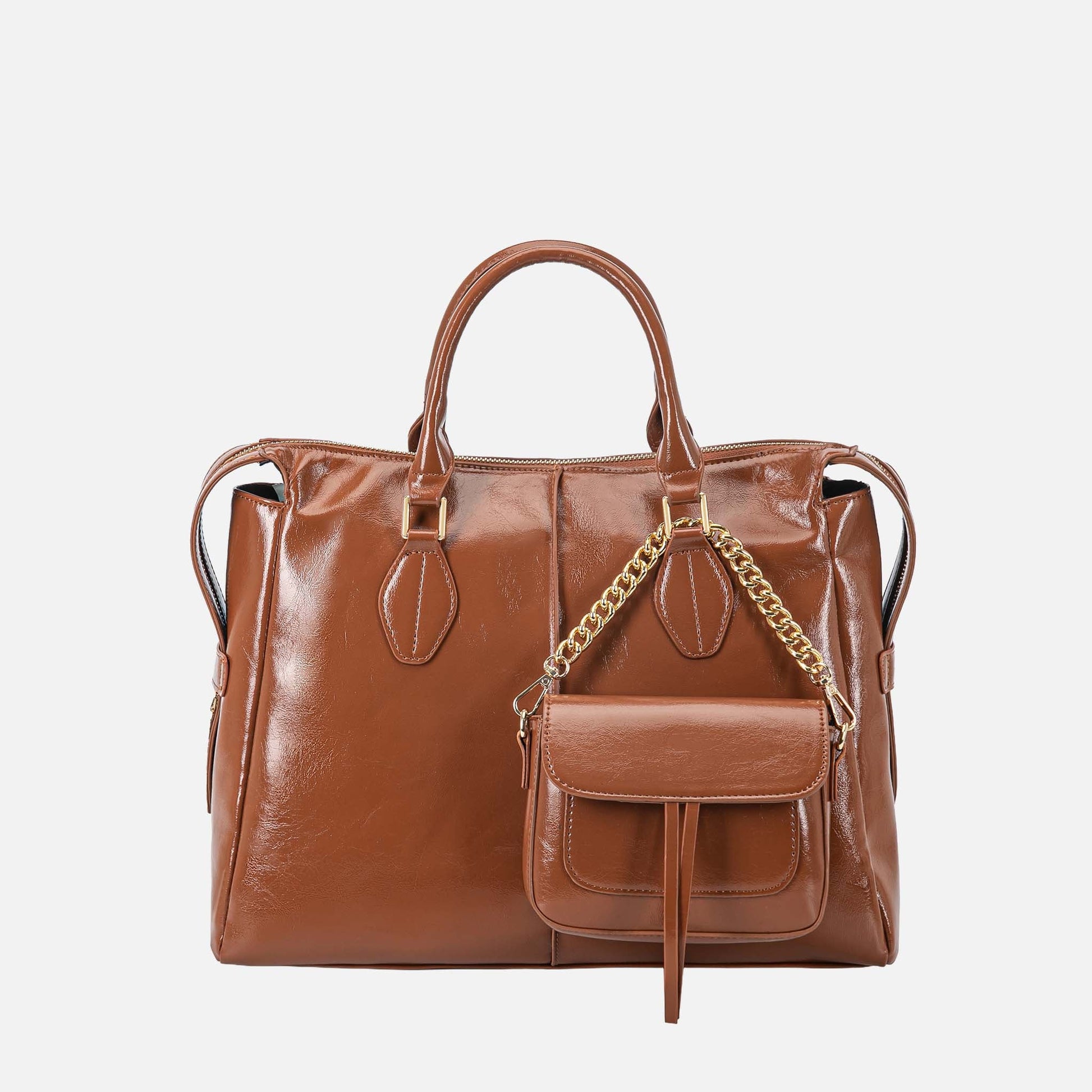 Yareli Tote Bag  with Mini Bag- 2-piece set by MKF Collection by Mia K.