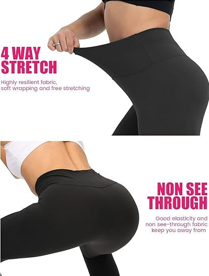 Cropped High-Rise Leggings – Black Tie-Dye Print Workout Pants