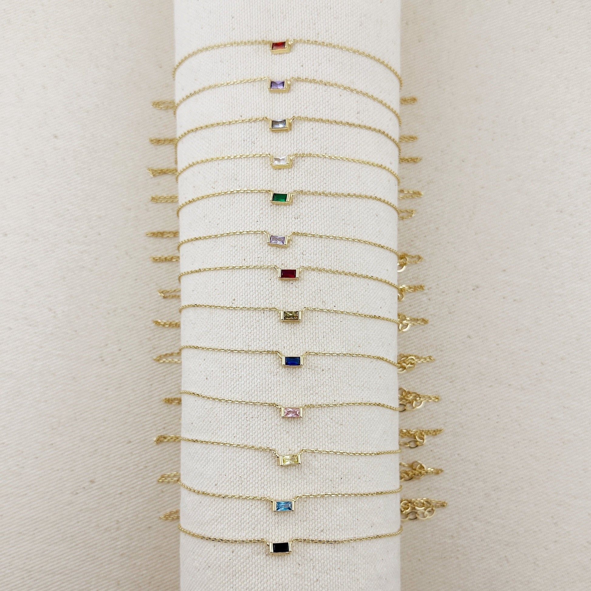 18k Gold Filled Celebration Birthstone Sets by GoldFi