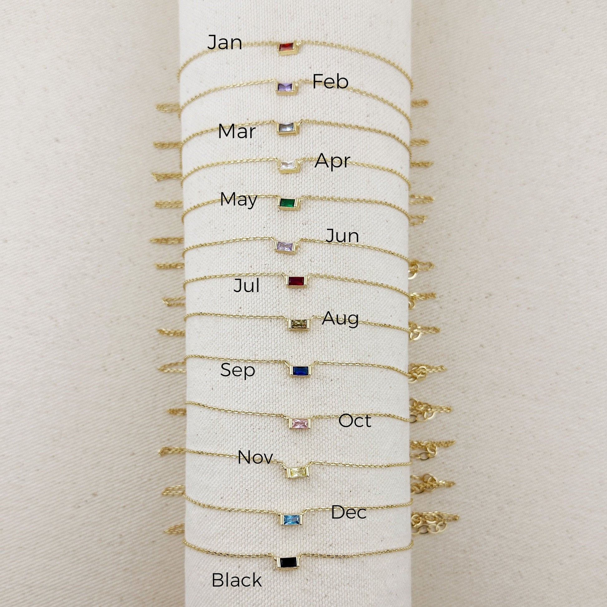 18k Gold Filled Celebration Birthstone Sets by GoldFi