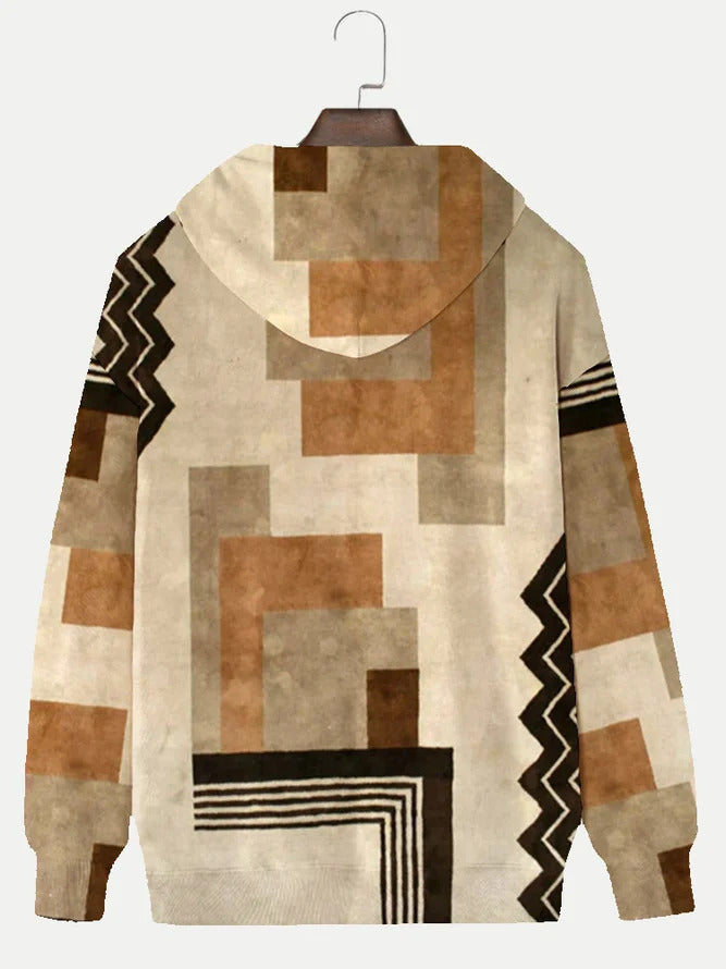 Round Neck Sweater 3D Printed (illusion) by 510_Athletics LLC