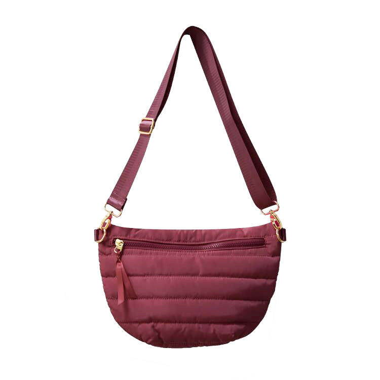 The Blake | Crescent Puffer Sling Bag | 14 Colors by Babs+Birdie