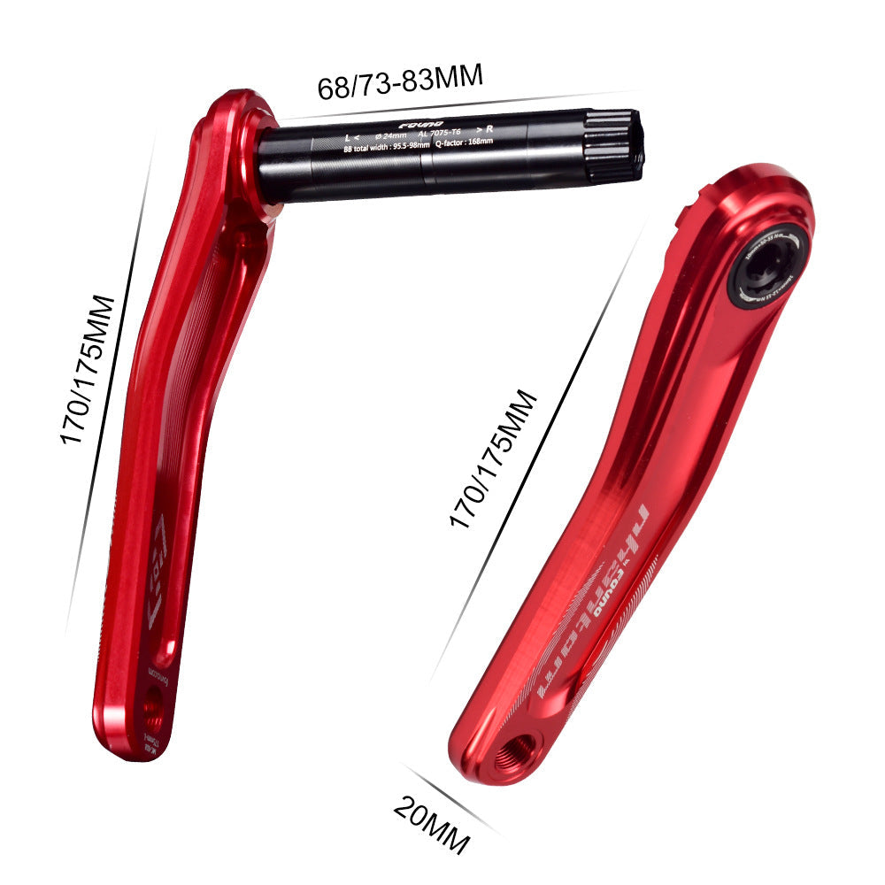 "510_Athletics" MTB/ Gravel Bicycle Cranks 104bcd To GXP Aluminum Alloy CNC by 510_Athletics LLC