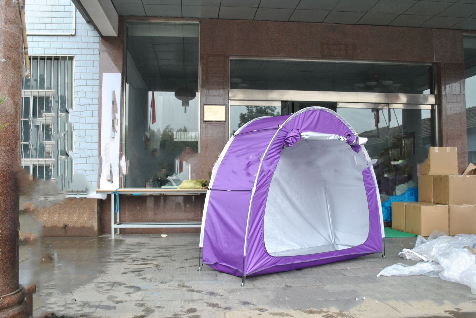 "510_Athletics" MTB/Road/Hybrid/BMX bicycle weather resistant folding portable garage by 510_Athletics LLC