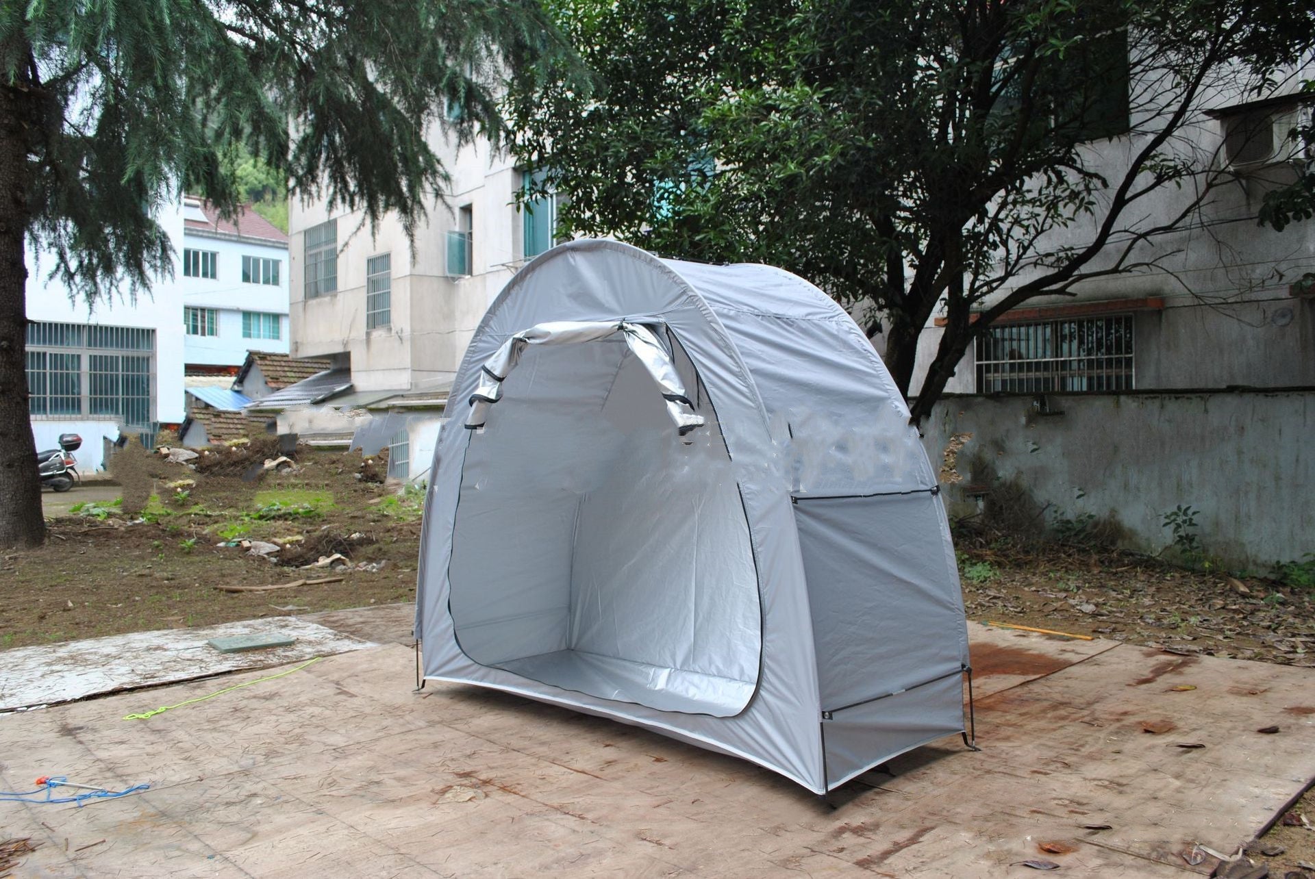 "510_Athletics" MTB/Road/Hybrid/BMX bicycle weather resistant folding portable garage by 510_Athletics LLC