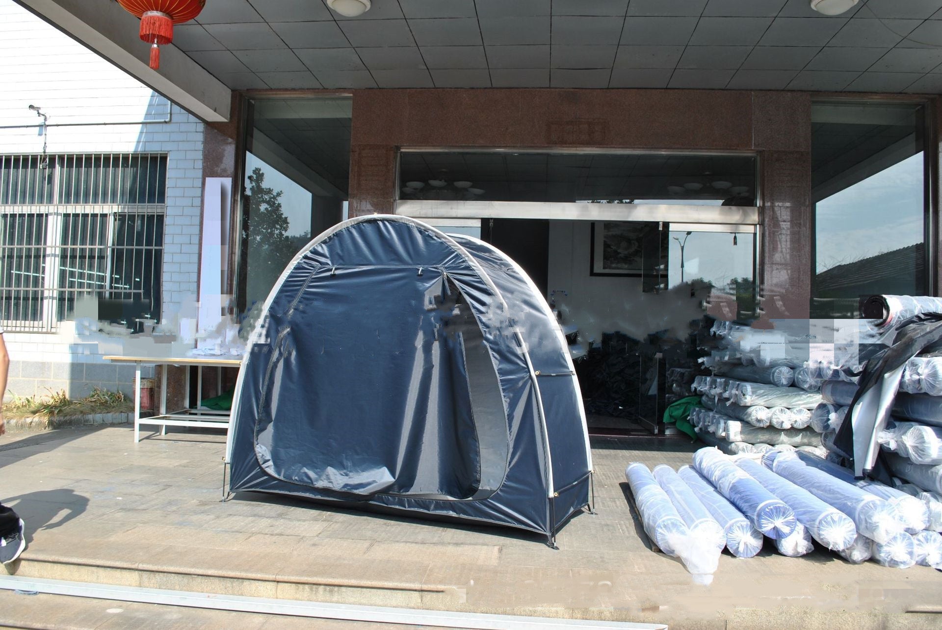 "510_Athletics" MTB/Road/Hybrid/BMX bicycle weather resistant folding portable garage by 510_Athletics LLC