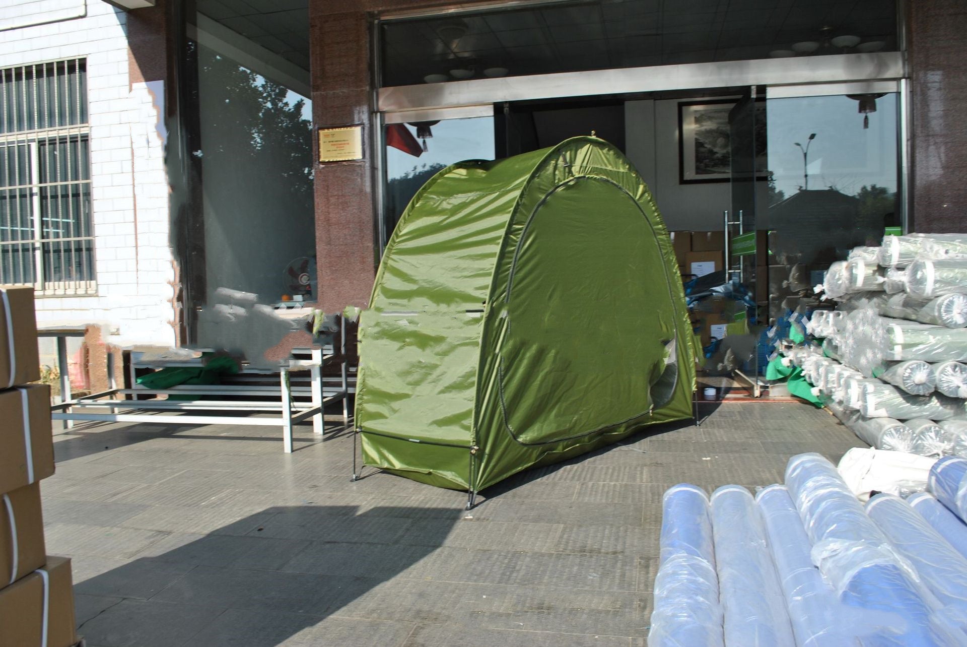 "510_Athletics" MTB/Road/Hybrid/BMX bicycle weather resistant folding portable garage by 510_Athletics LLC