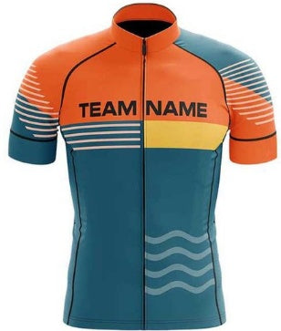 Short-Sleeved Bib Cycling Clothes Suit Bicycle Men And Women Moisture Wicking Outdoor Clothes by 510_Athletics LLC