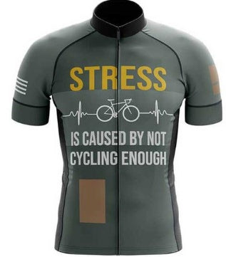 Short-Sleeved Bib Cycling Clothes Suit Bicycle Men And Women Moisture Wicking Outdoor Clothes by 510_Athletics LLC