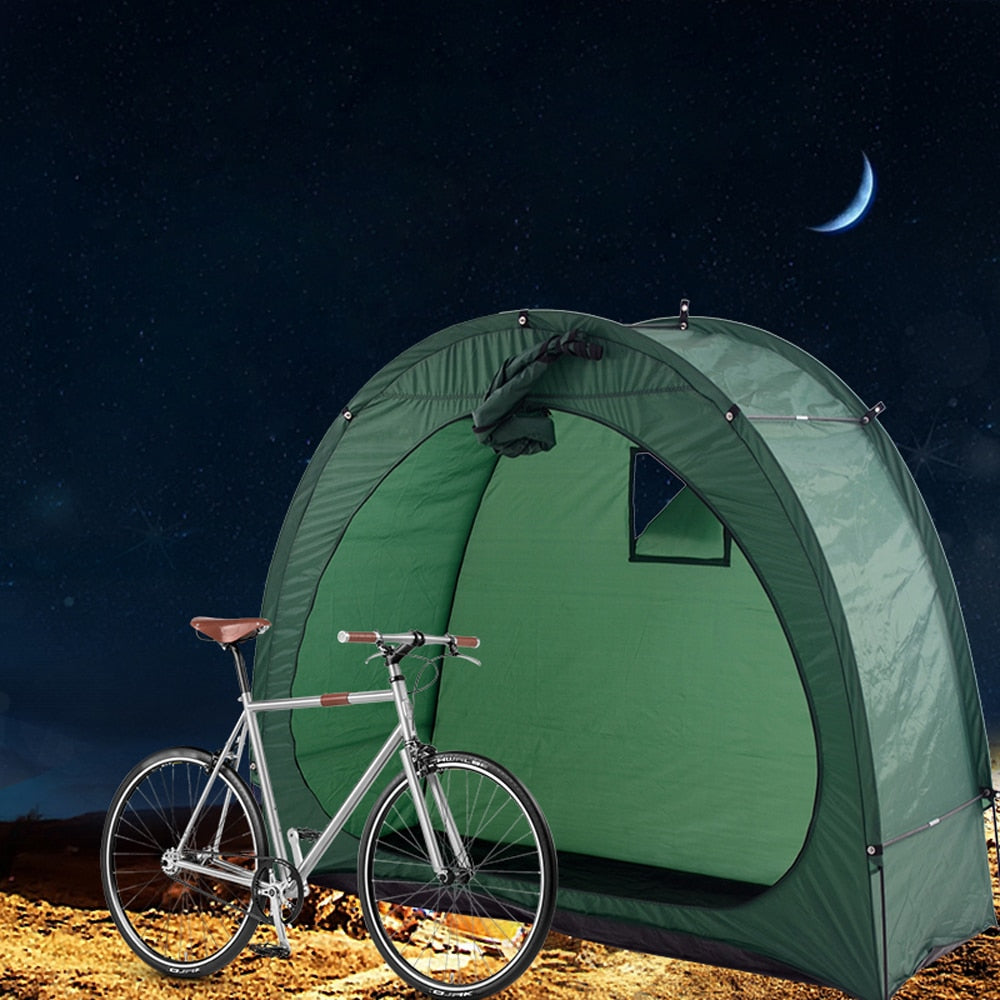 "510_Athletics" MTB/Road/Hybrid/BMX bicycle weather resistant folding portable garage by 510_Athletics LLC