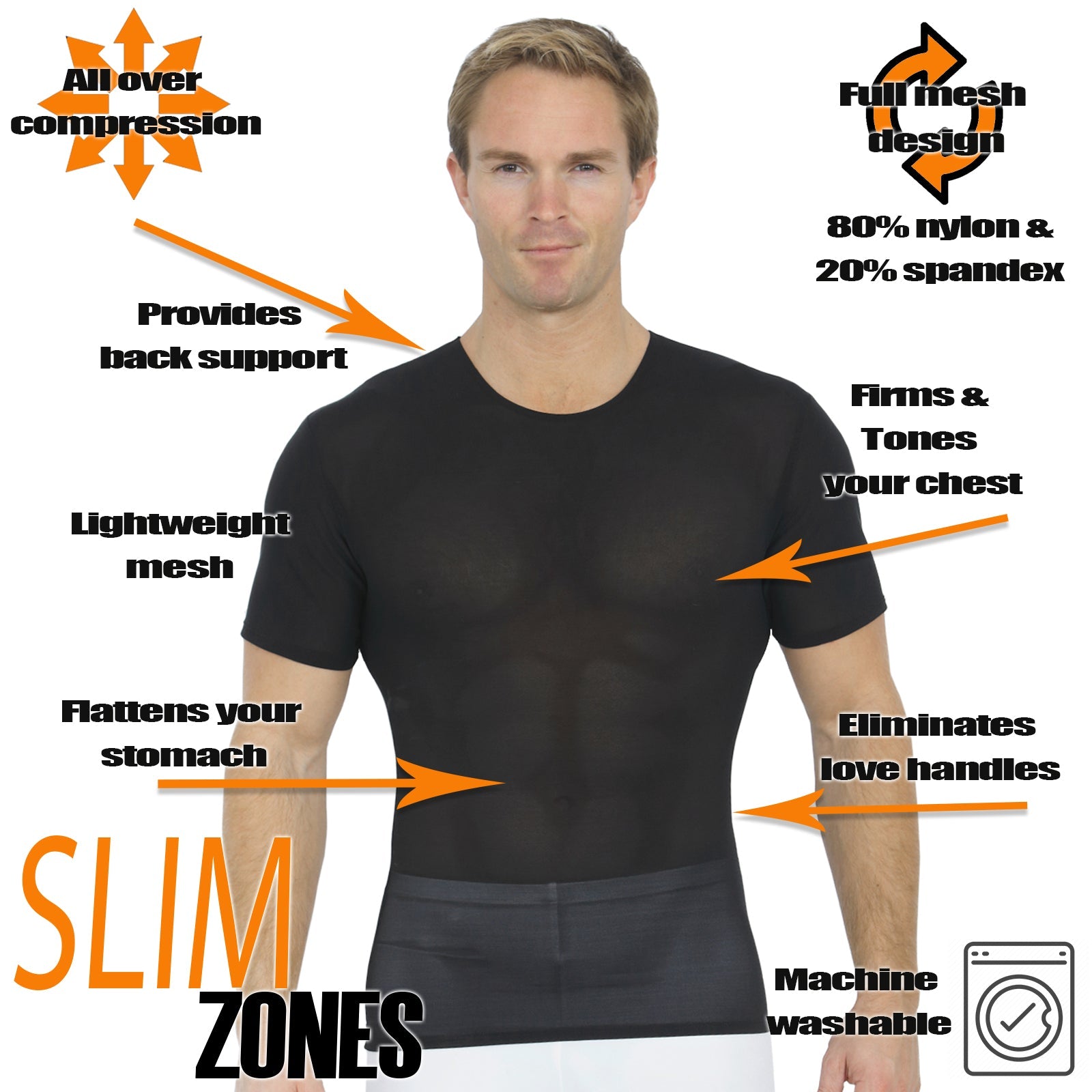 Insta Slim Compression Crew Neck