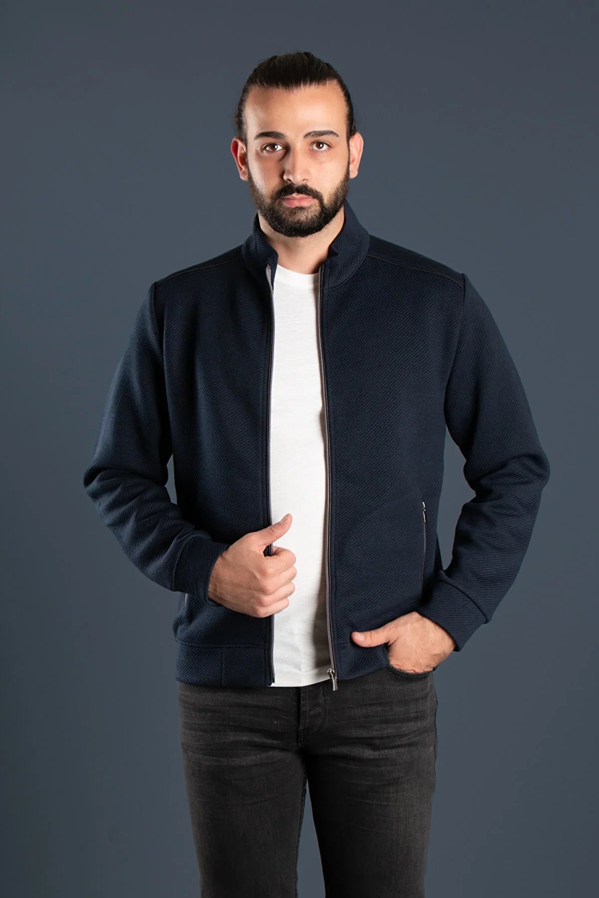 Men's Mink Round Jacket by BlakWardrob
