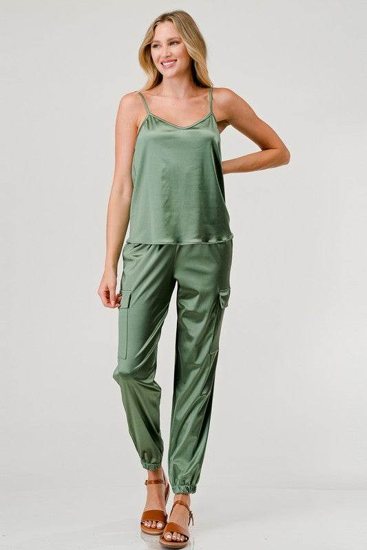 Satin Tank Top - Shop Style & More | Fresh Looks, Everyday Deals & Free Shipping