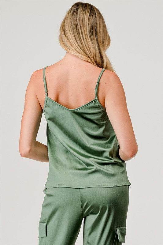 Satin Tank Top - Shop Style & More | Fresh Looks, Everyday Deals & Free Shipping