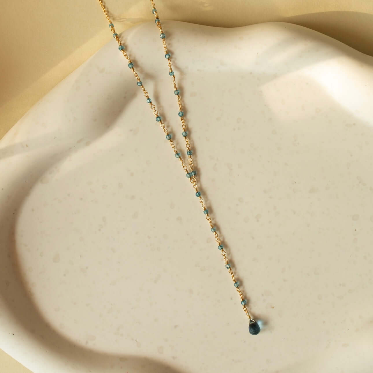 Green Onyx Kensington Necklace by OyeraCharisma