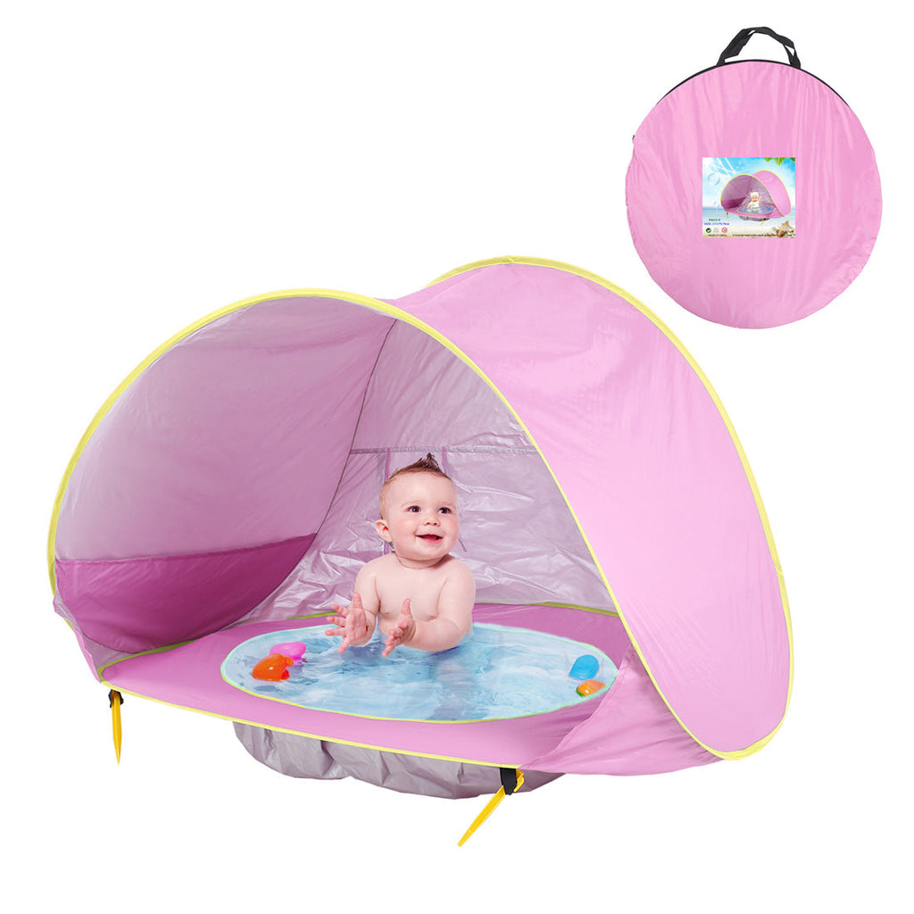 Baby Beach Tent Kids Outdoor Camping Easy Fold Up Waterproof  Up Sun Awning Tent UV-protecting by G8Central.com