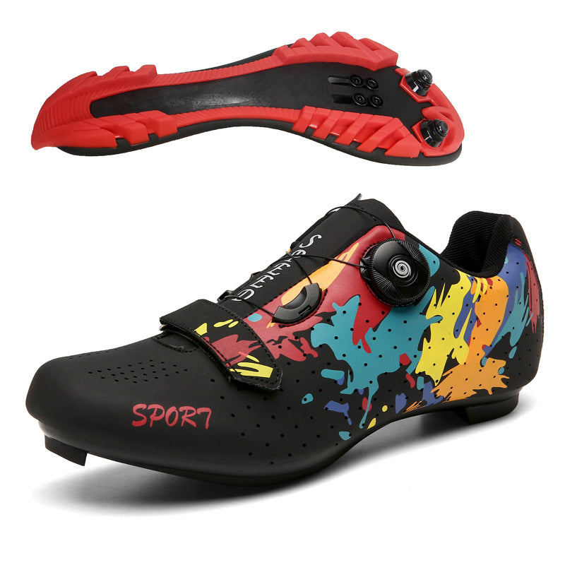 "510_Athhletics" "sport" Color splash Cycling Shoes / Cleats by 510_Athletics LLC