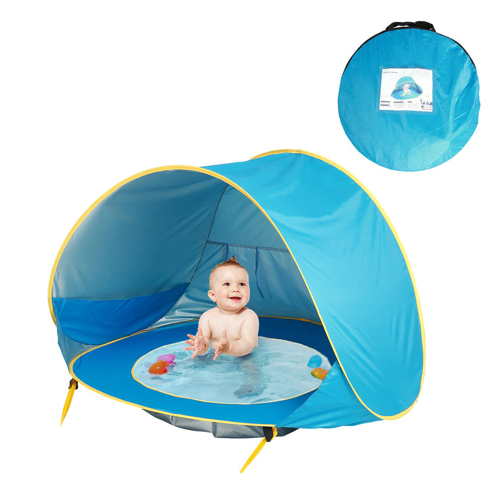 Baby Beach Tent Kids Outdoor Camping Easy Fold Up Waterproof  Up Sun Awning Tent UV-protecting by G8Central.com