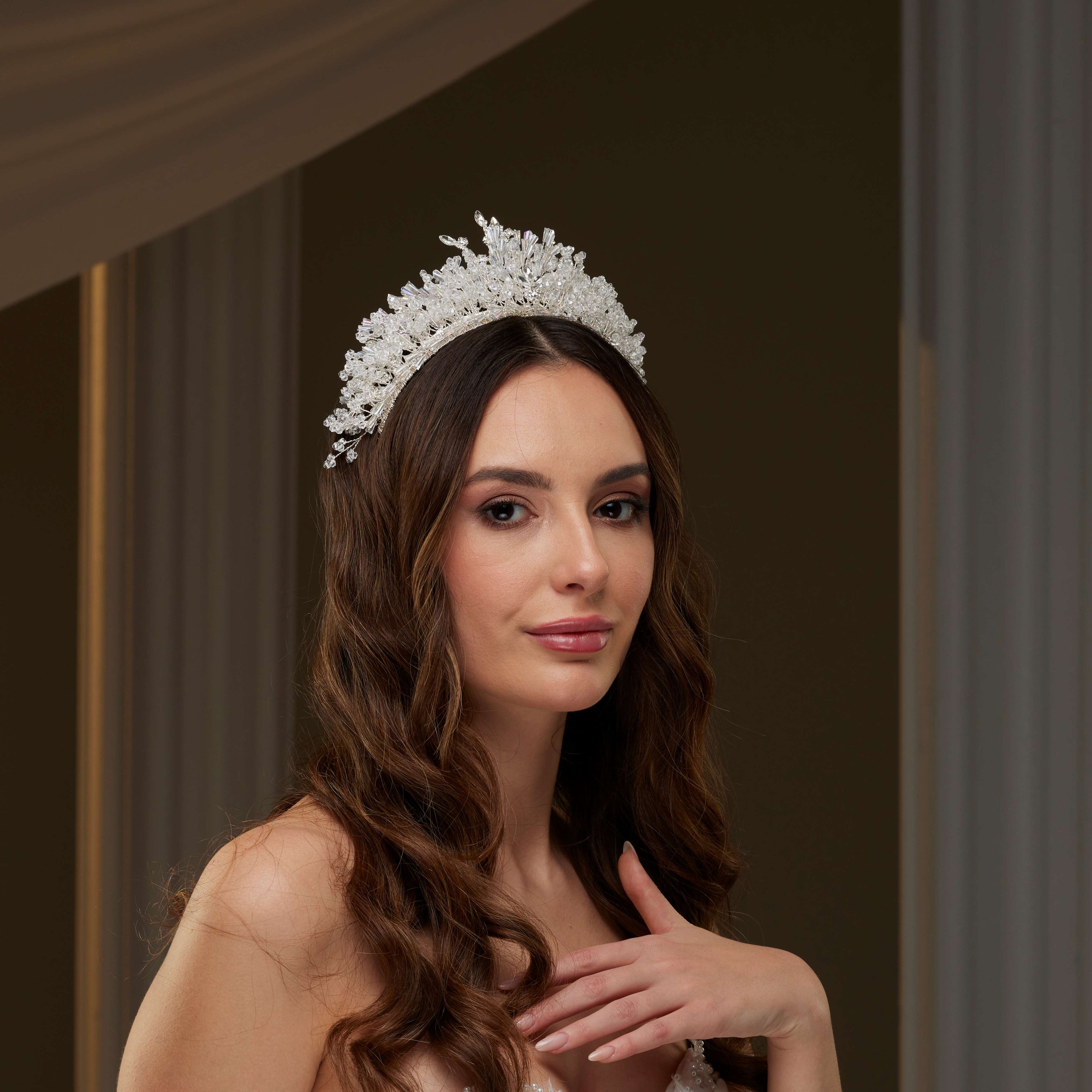 Elegant Crystal Bridal Tiara