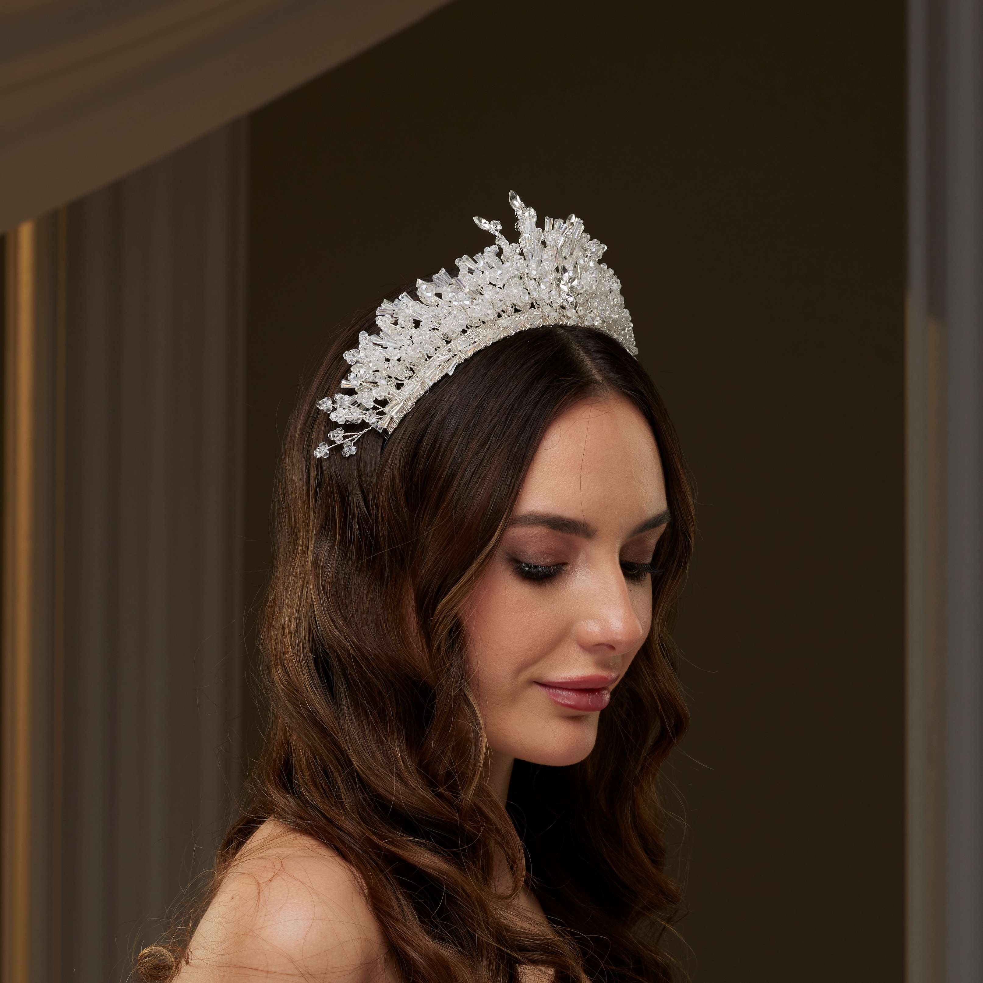 Elegant Crystal Bridal Tiara