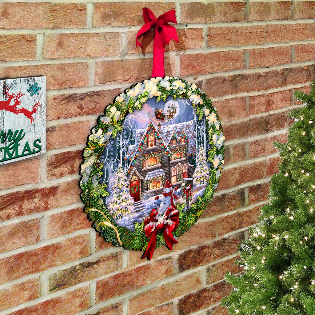 Christmas House Holiday Door Decor by D. Gelsinger - Christmas Decor - 8652812H-DG