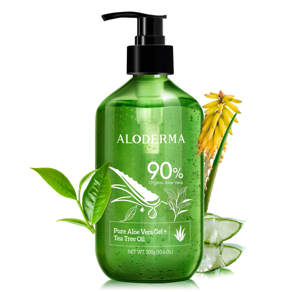 ALODERMA Pure Aloe Vera Gel + Tea Tree Oil by AloeCure