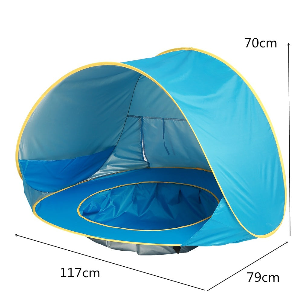 Baby Beach Tent Kids Outdoor Camping Easy Fold Up Waterproof  Up Sun Awning Tent UV-protecting by G8Central.com