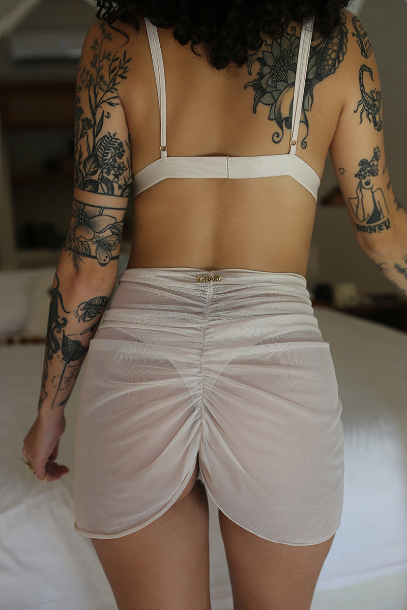 Kova Cover Up Skirt Nude by Lonarc Endless Summer