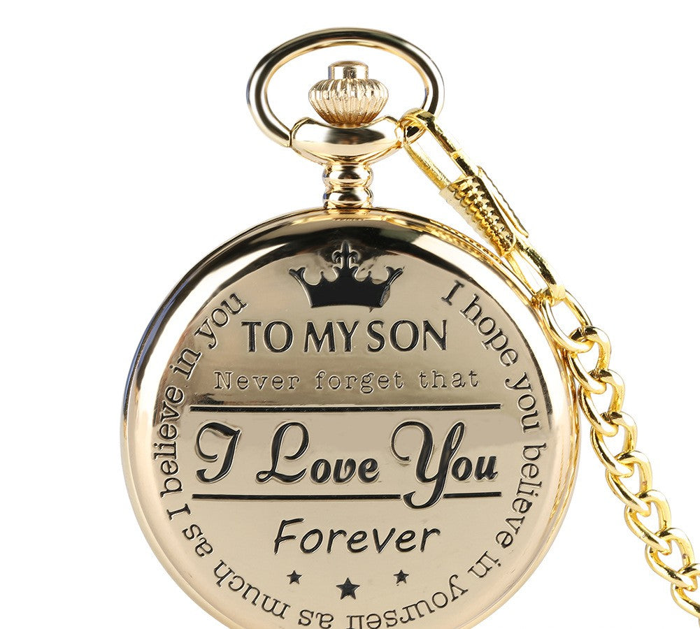 Quartz Pocket Watch - Stylish Gift for Father's Day