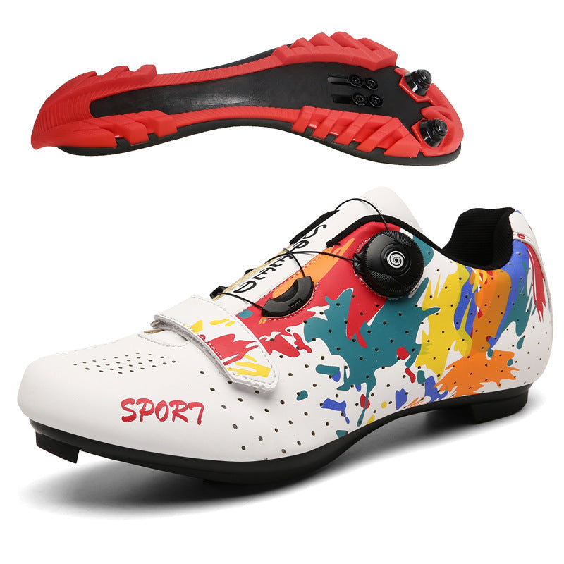"510_Athhletics" "sport" Color splash Cycling Shoes / Cleats by 510_Athletics LLC