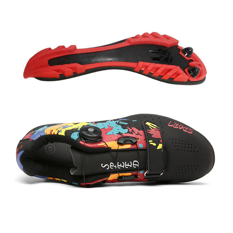 "510_Athhletics" "sport" Color splash Cycling Shoes / Cleats by 510_Athletics LLC