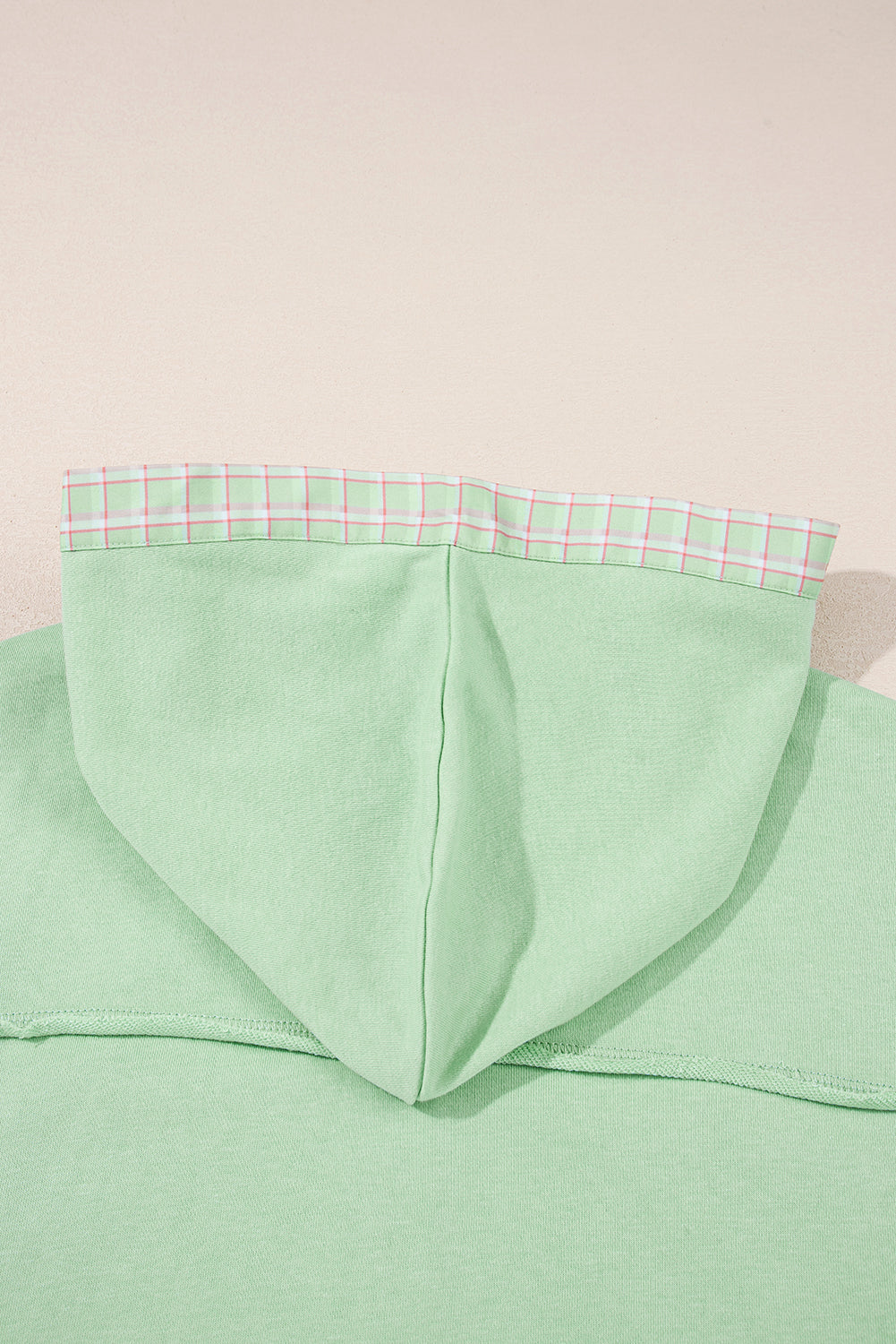 Emberly Patchwork Half Hooded Pullover by Threaded Pear