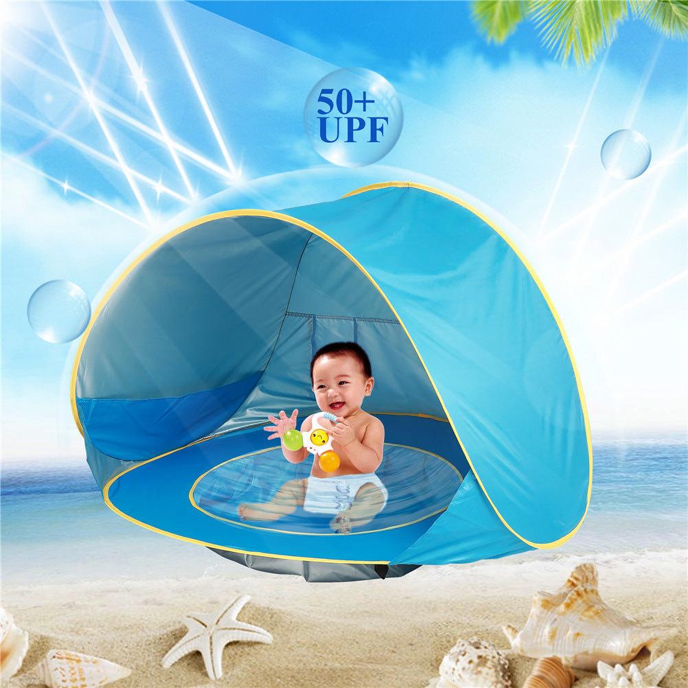 Baby Beach Tent Kids Outdoor Camping Easy Fold Up Waterproof  Up Sun Awning Tent UV-protecting by G8Central.com
