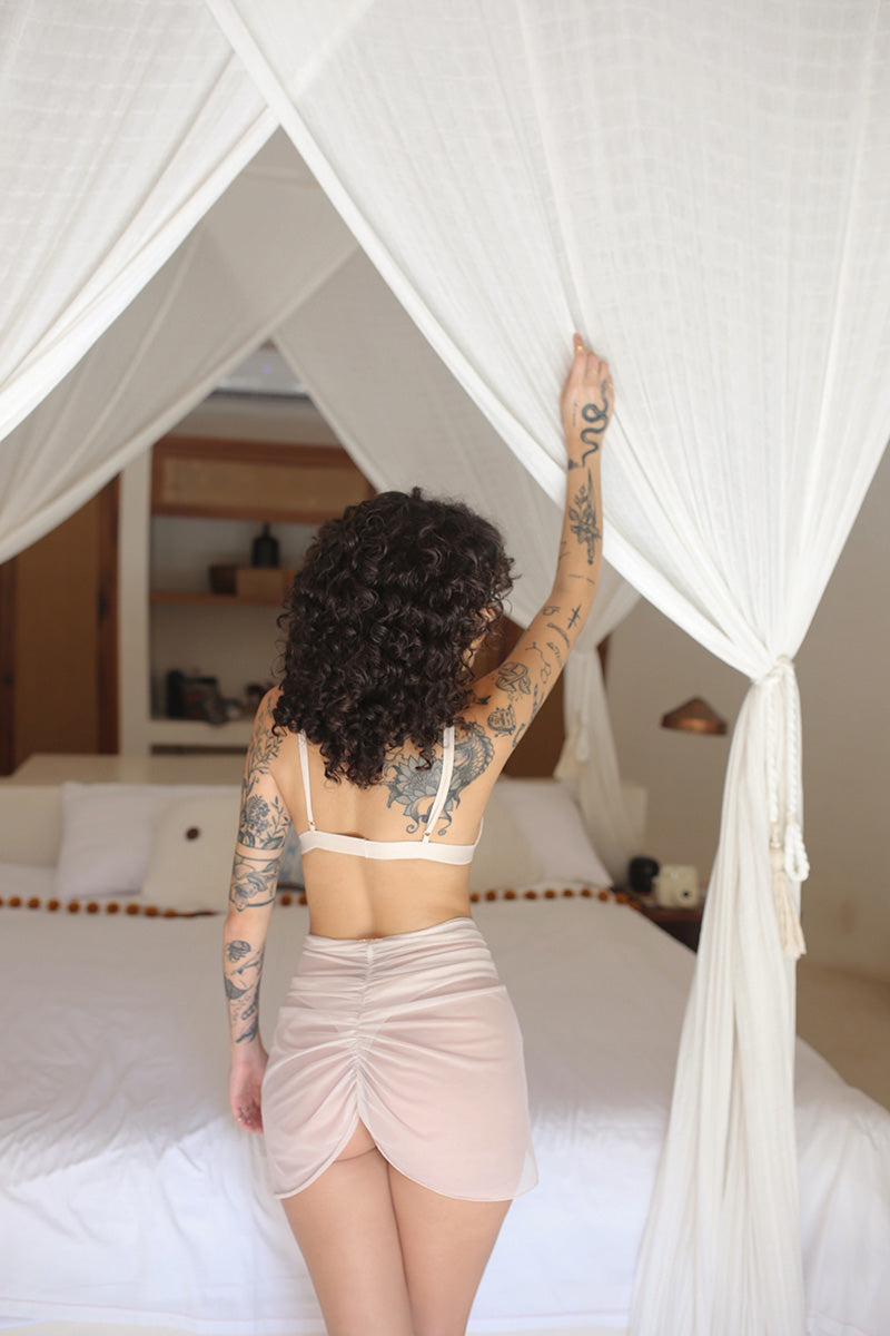 Kova Cover Up Skirt Nude by Lonarc Endless Summer