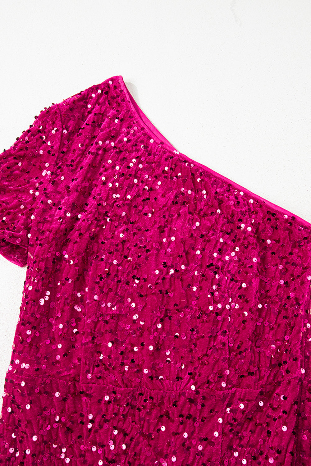 Meadow High Bodycon Sequin Gown by Threaded Pear