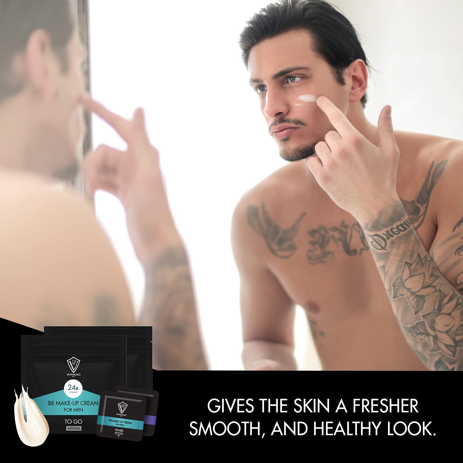 Vantaggio BB Make-Up Cream for Men - Light by Skincareheaven