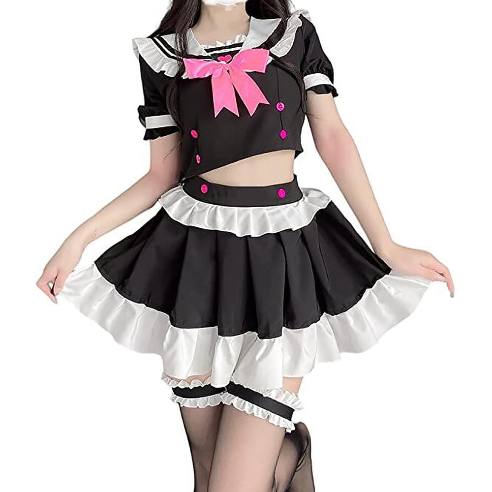 Lolita Maid Cosplay Costume Set by Amorino