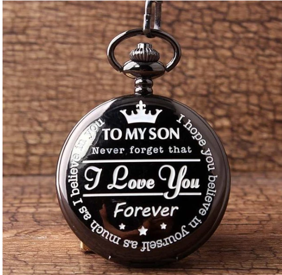 Quartz Pocket Watch - Stylish Gift for Father's Day