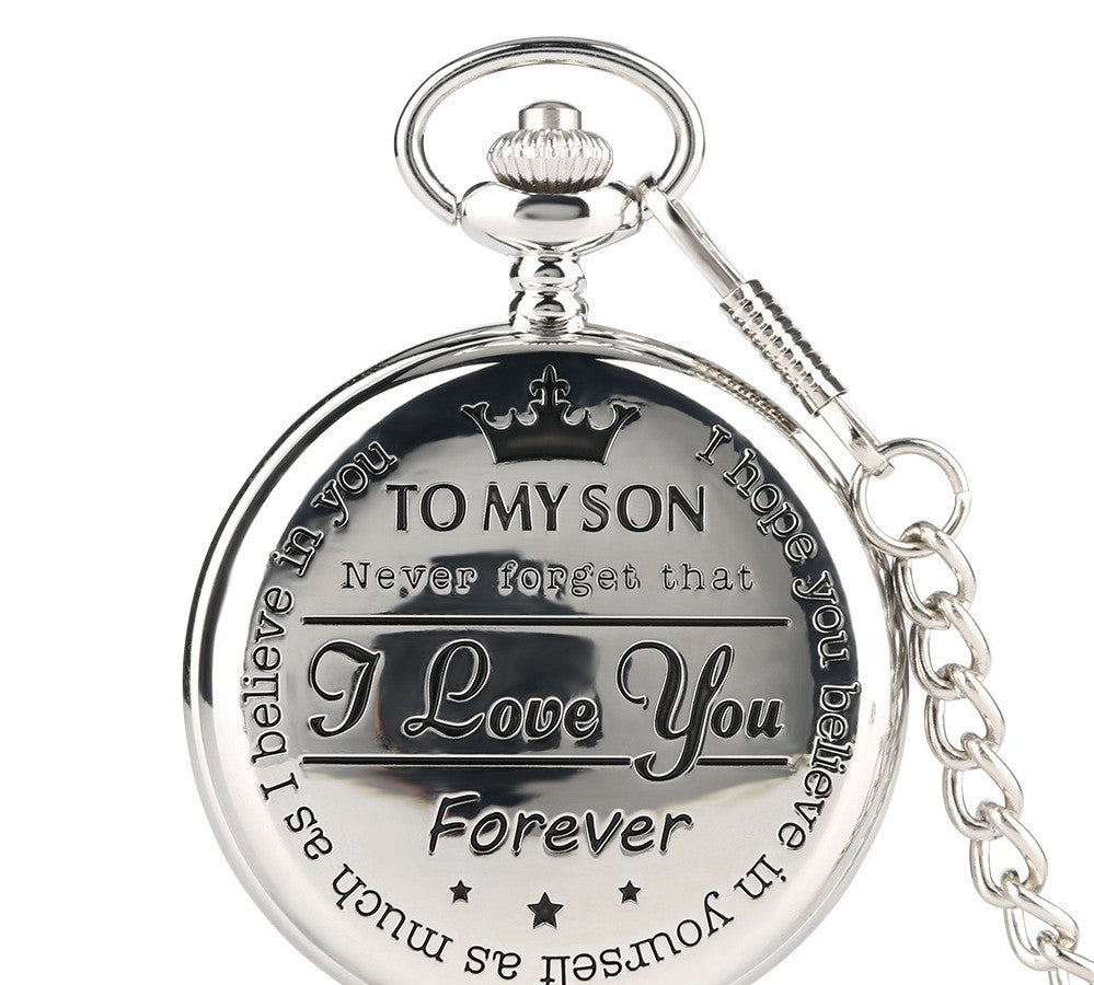 Quartz Pocket Watch - Stylish Gift for Father's Day