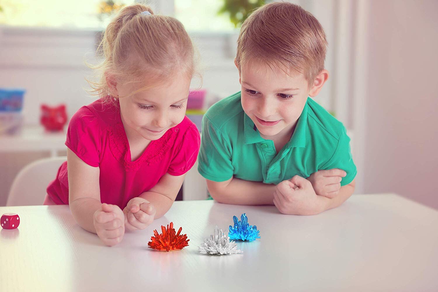 Light-Up Crystal Growing Kit for Kids