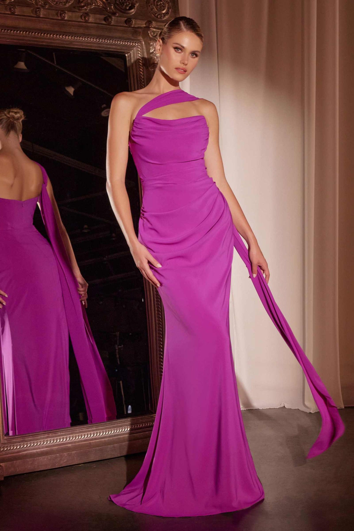 Ladi Vine Dress Versatile Soft Chiffon Strapless Dress