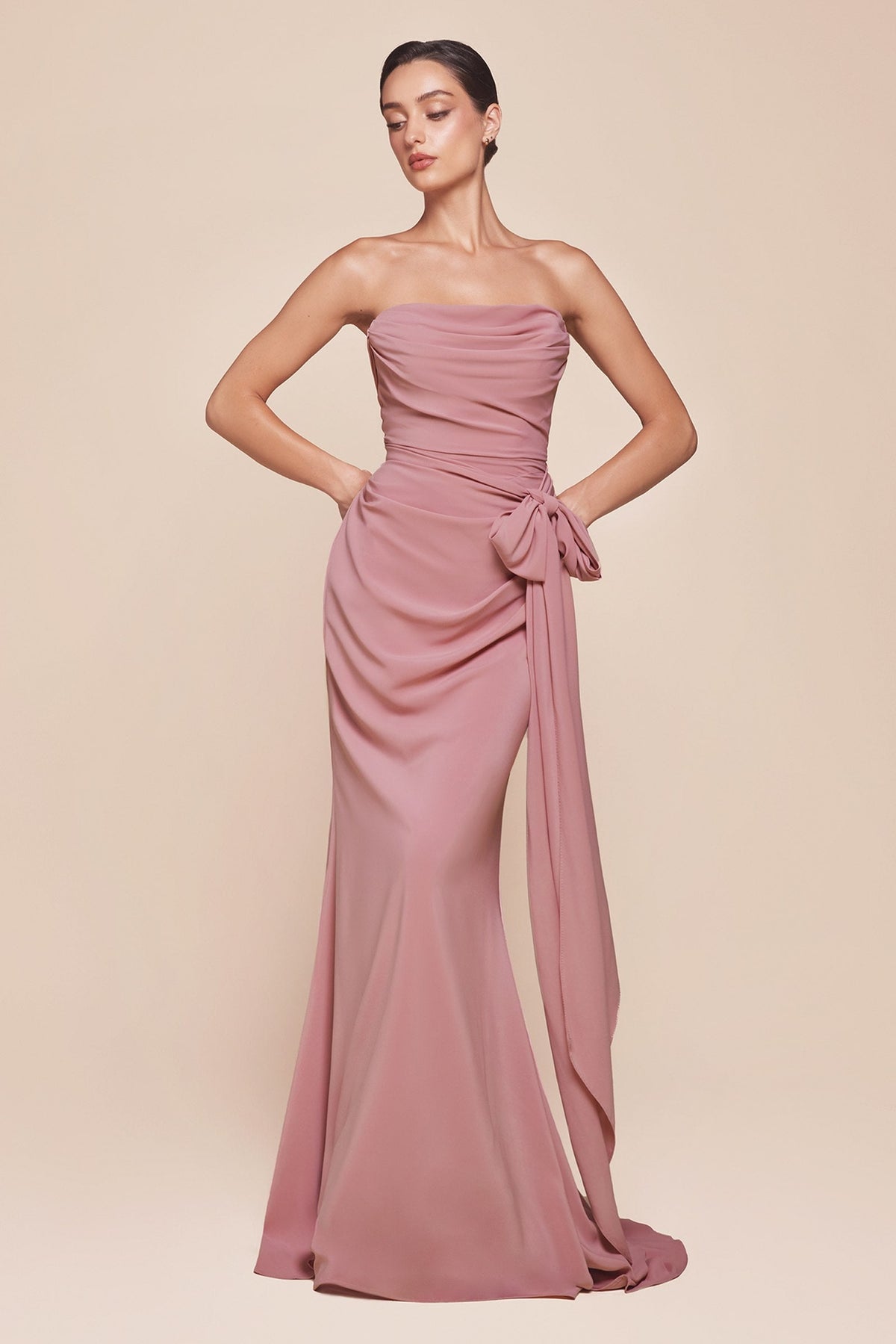 Ladi Vine Dress Versatile Soft Chiffon Strapless Dress