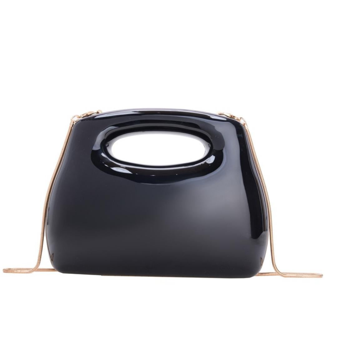 Acrylic square box clutch bag by OyeraCharisma