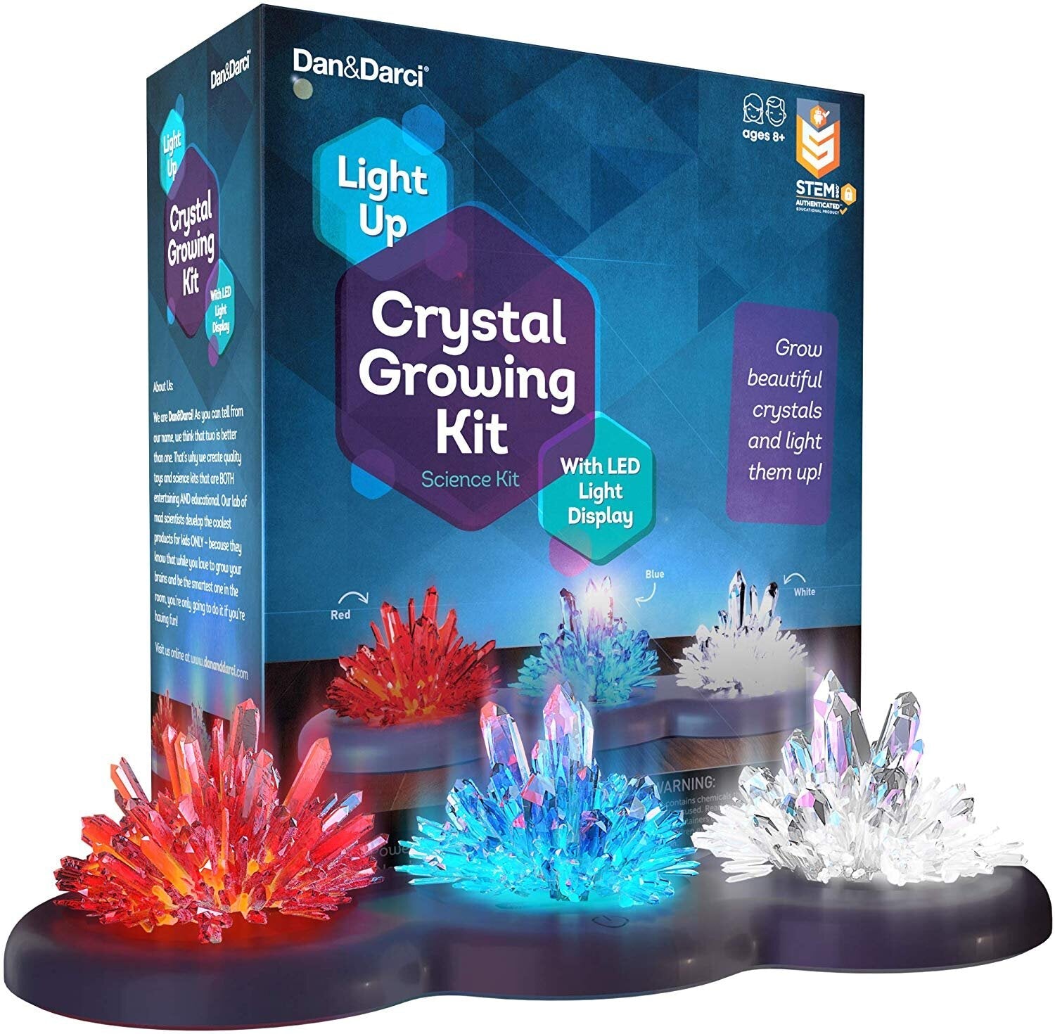 Light-Up Crystal Growing Kit for Kids